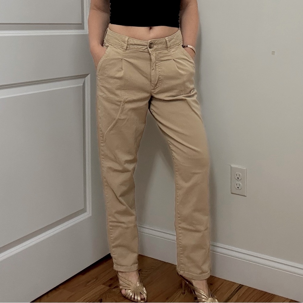 Denim&Co Classic Beige Chinos - Picture 2 of 10